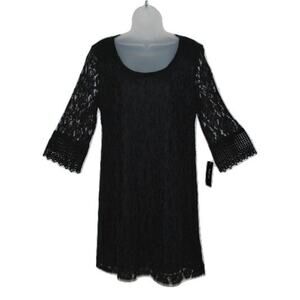 NWT Womens Petite LG Black Dress ** Style & Co